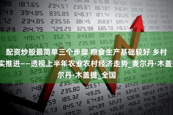 配资炒股最简单三个步骤 粮食生产基础较好 乡村建设扎实推进——透视上半年农业农村经济走势_麦尔丹·木盖提_全国