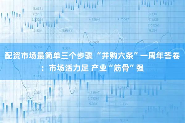 配资市场最简单三个步骤 “并购六条”一周年答卷：市场活力足 产业“筋骨”强